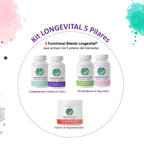KIT LONGEVITAL® 5 PILARES Programa basado en Functional Blends